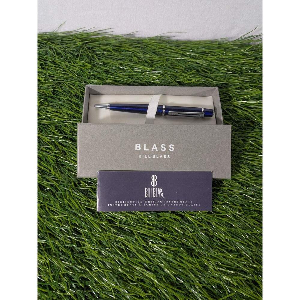 Bill Blass Executive PEN In Gift Box BB PRPTL BLU/C BP BB0092-4 BLUE Black Ink